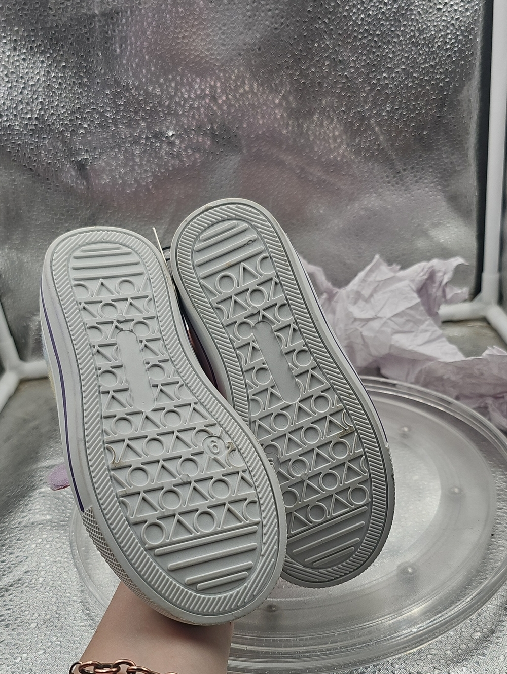 K Rainbow, White And Purple No Brand Size 9 - Picture 7 of 8